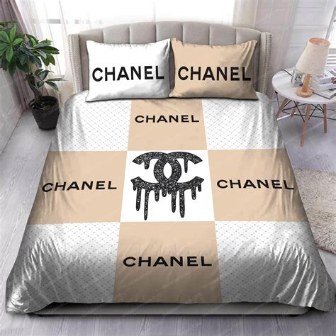 bedding set chanel|Chanel bedding set king size.